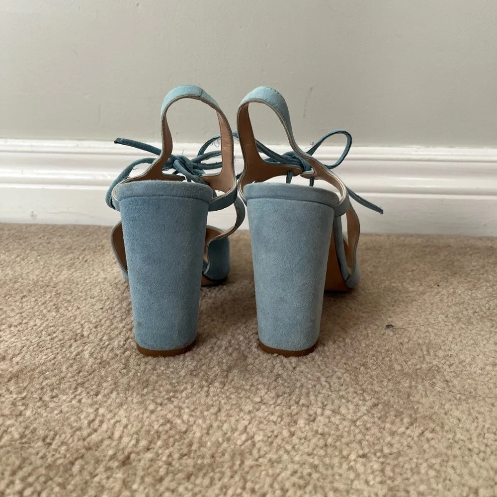 Zara Basic blue heels 37 - Picture 4 of 7